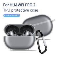 1pc For New Huawei FreeBuds Pro 2 Wireless Bluetooth Headset Cover Huawei Pro2 Charging Bag Protective Cover With Hook Wireless Earbuds Accessories