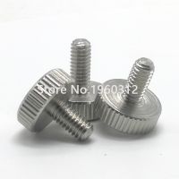 304 Stainless Steel Flat Head Head Handle Thumb Screw GB835 Knurled Big Head Round Adjusting Bolt Advertising Nail M3 M4 M5 M6