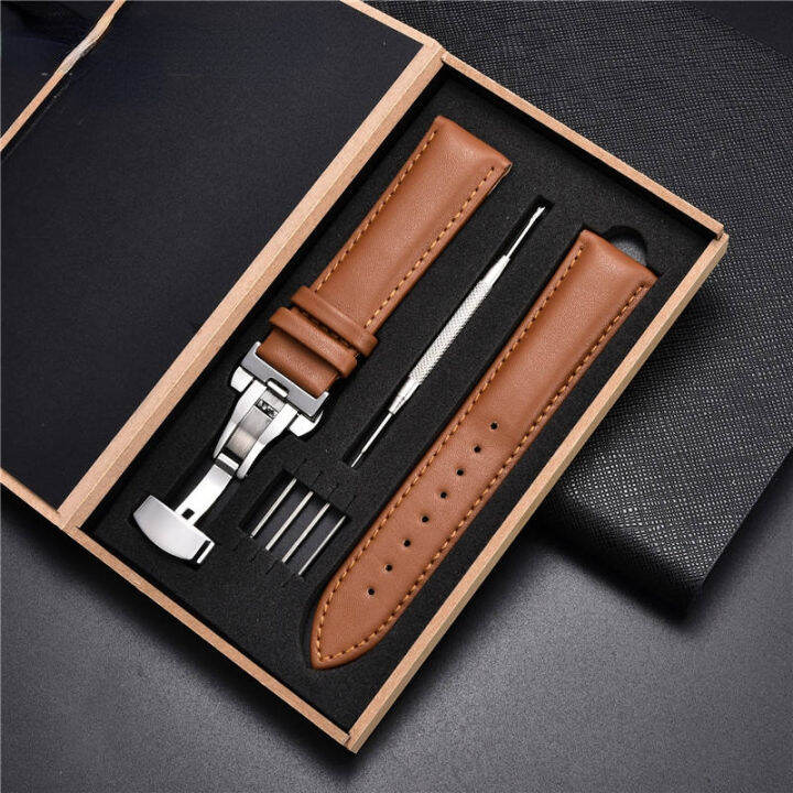 Women's 12mm leather watch on sale bands