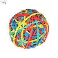 Colorful Elastic Loops Stationery Holder Document Organizing Durable Stretchable DIY Arts Crafts Round Flexible Rubber Band Ball