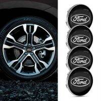 ☸ 4pcs 60mm Automobile Hub Center Cover Automobile Rim Cover Badge For Ford Fiesta MK7 Mondeo MK4 ST Focus MK1 MK2 MK3 car styling