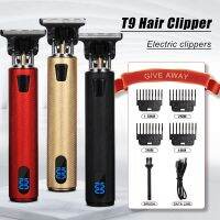 △ All Metal Vintage T9 Machine Womens Hair Clipper Hairdresser Professional Haircut Machine 0 Mm Nose and Ear Trimmer Finish Man