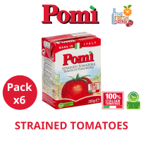 (แพ็ค6)Pomi Strained tomatoes โพมิ มะเขือเทศบดละเอียด 200กรัม