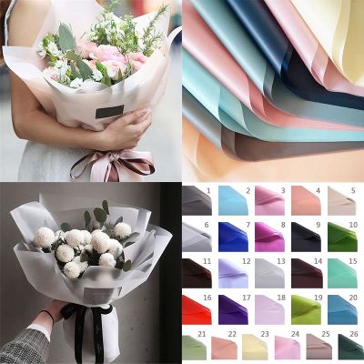 20 Sheets Waterproof Flowers Wrapping Paper Gifts Frosted Packaging 60x60cm
