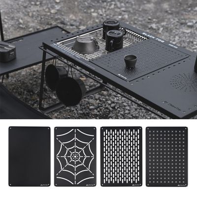 【LZ】✙☼  IGT Tabelas Unidade Acessórios Outdoor Camping Equipment IGT Blackened Mobile Kitchen Aço Inoxidável Table Board Novo
