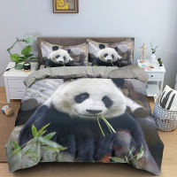 Gift Panda Printed 23pcs Bedding Set Bamboo Duvet Cover For Adult Child Bedclothes With Pillowcase Comforter Covers Bed Sets