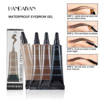 Natural 6Colors Liquid Dyeing Eyebrow Cream Set Waterproof Lasting Simulation Eyebrow Eyelash Dyeing Setting Makeup Tools TSLM1