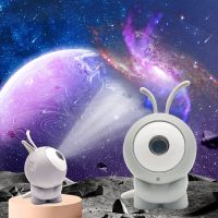 Galaxy Projector Starry Sky Night Light Rechargeable Bedroom Decoration LED Nightlights Caterpillar Projector Lamp Kids Gift Night Lights