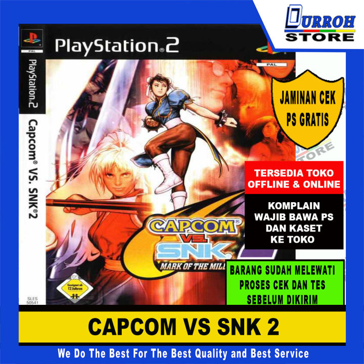 Kaset Game Ps2 Playstation 2 Capcom Vs Snk 2 Lazada Indonesia