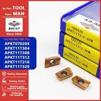 ZCC CT APKT 070204 11T304 11T308 11T312 11T316 11T320 Inserts Lathe Tool Carbide Wood Milling Turning Tools Milling Inserts