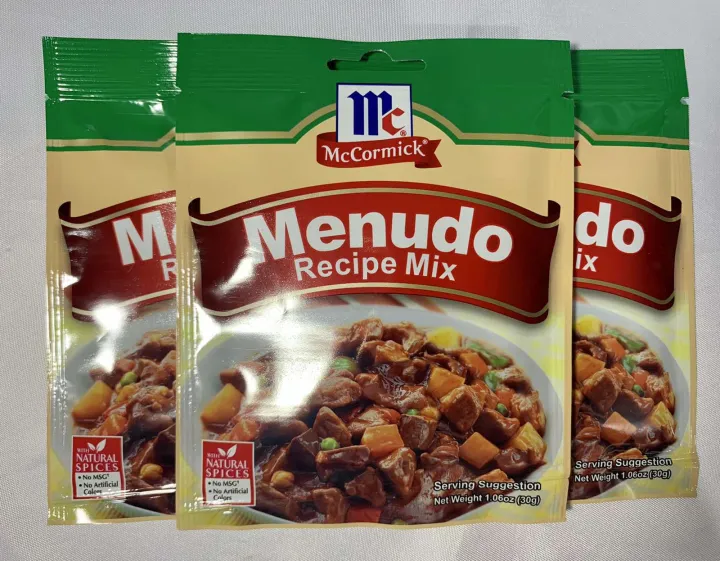 McCormick Menudo Recipe Mix 30g X 3pcs Lazada PH