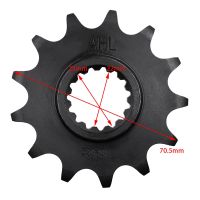 “：{}” 12T 13T 14T Motorcycle Front Sprocket For EGS125 EGS200 EGS250 EGS300 EGS360 EGS380 125 200 250 300 360