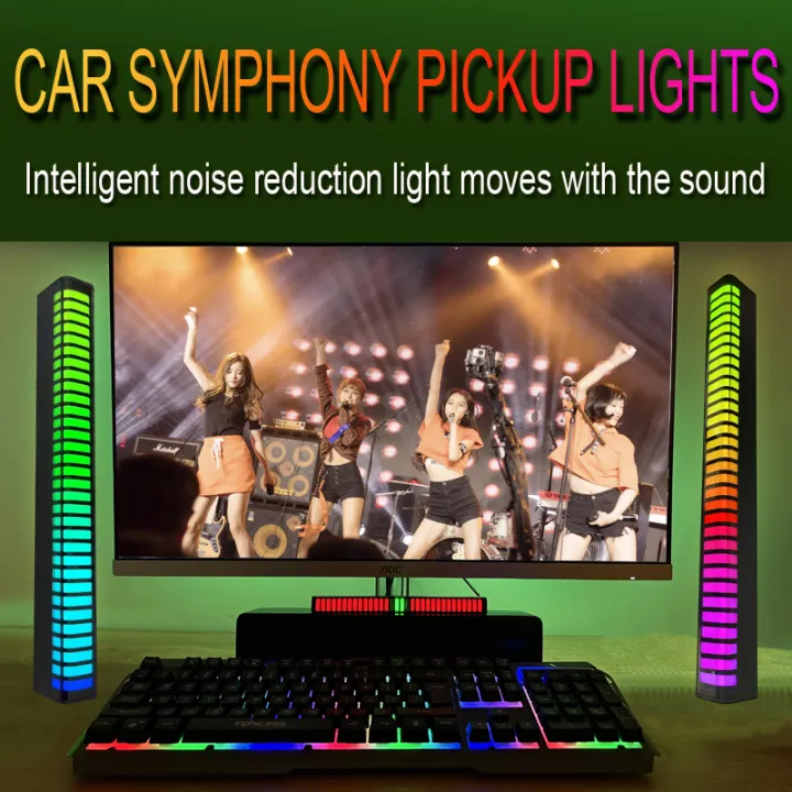 RGB Music Sound control LED light app control Pickup Voice Activated