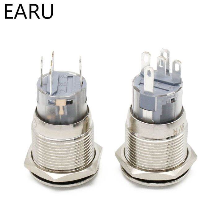 19mm-metal-push-button-switch-waterproof-momentary-reset-self-reset-led-light-illuminated-car-engine-pc-power-3v-5v-12v-24v-220v