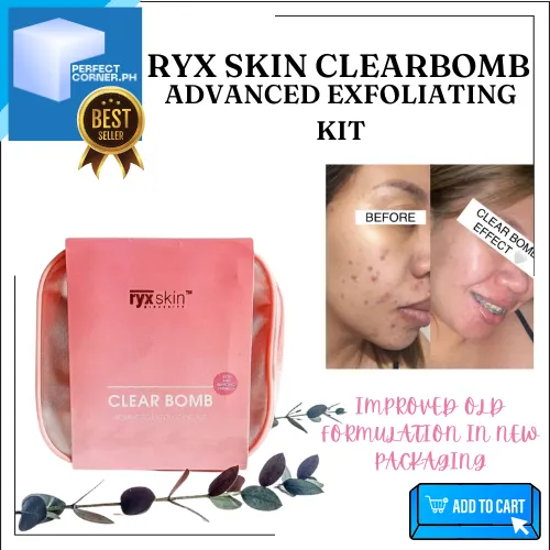 Ryx Skincerity CLEAR BOMB Advanced Exfoliating Kit/ Rejuvenating Set