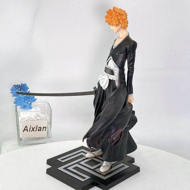 ของเล่นชุดคอสเพลย์-kurosaki-ichigo-pvc-ตุ๊กตาขยับแขนขาได้อนิเมะ-bleach-gk-ขนาด16ซม-รูปแกะสลักตุ๊กตาโมเดลสำหรับสะสม