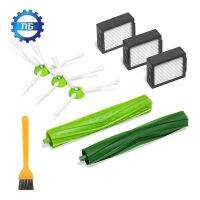 ( New ) Hepa Filter Brush Roll Brush สําหรับหุ่นยนต์เครื่องดูดฝุ่น Irobot Roomba I7 E5 E6 I Series