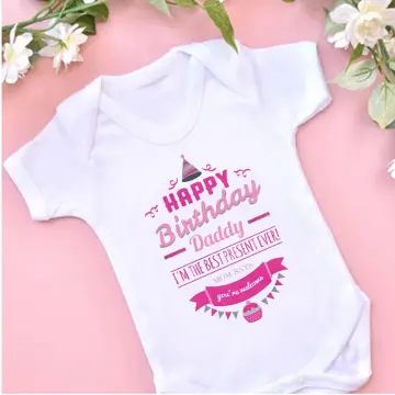 Happy birthday daddy baby girl outlet outfit