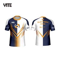 Custom printed sublimation 2023 blank gaming jersey designer esportes jersey