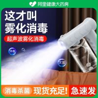 High efficiency Original Handheld Disinfection Gun Alcohol Spray Gun Blue Light Nano Atomizer Electric Air Spray Gun Sterilization Household Disinfection Machine