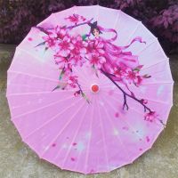 【CW】 Paper Umbrella Decoration Ceiling Photography Rainproof Silk Props Hanfu Accessories