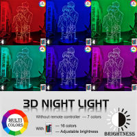 อะนิเมะไฟ LED BL สำหรับห้องนอนตกแต่งไฟกลางคืนมังงะของขวัญวันเกิดห้อง3D โคมไฟอะนิเมะ daime dakaretai สนับสนุน1st สนับสนุนโดย odosa. Gesttain