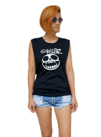 Gorillaz เสื้อแขนกุด เสื้อกล้าม เสื้อวง คอกลม สกรีนลาย ผู้หญิง ย้อนยุค เสื้อยืดลําลอง พิมพ์ลายวง ร็อคเมทัล สไตล์วินเท สื้อยืด