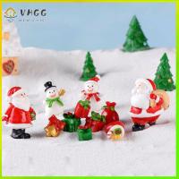 VHGG 1PC Resin Fairy Garden Micro Landscape Doll House Snowman Figurine Xmas Ornament Mini Santa Claus Christmas Decorations