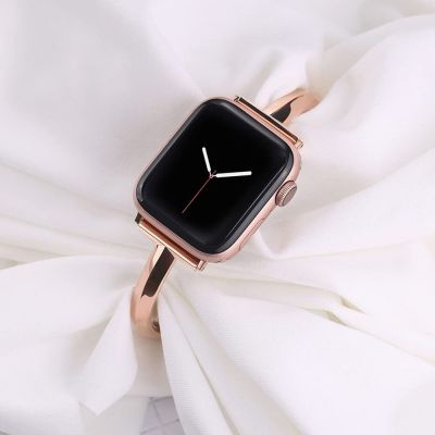 Cute Women Bracelet for Apple Watch Band 40mm 41mm 42mm 44mm 45mm 38 49mm Jewelry Strap for Iwatch 8 7 6 5 4 Se 3 2 Correa Band Straps