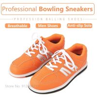 Quality Bowling Supplies Men Breathable Shoes Male Soft PU Leather Sports Sneakers Non-slip Sole Training Trainer Indoor 38-45