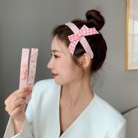 Korean Bow Headband Kids Magic Paste Hairband Bangs Sticky Paste Bangs Sticker