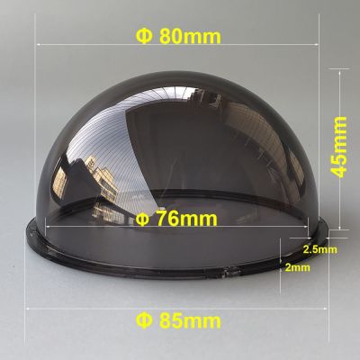 3.3 Inch 85x45mm Small Polycarbonate PC Dome Cover Hikvision Samsung Security CCTV Camera Housing Protective Hemisphere Shell