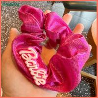 MENGLIANG แฟชั่นสำหรับผู้หญิง ตุ๊กตาบาร์บี้ scrunchie อีลาสติก สีทึบทึบ ยางรัดผม ที่มัดผม หางม้าหางม้า เชือกมัดผม สำหรับผู้หญิง