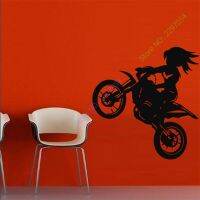 Wall Decal Sticker Vinyl Decor Bedroom Tribal Dirt Bike Moto Motorcycle 22Inx35in