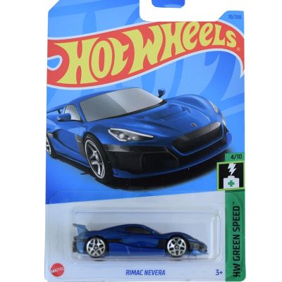 2023-70 Mobil ล้อร้อน RIMAC NEVERA 1/64 Mainan Kendaraan Logam ดายโมเดล