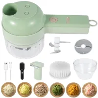 Mini Food Processor USB Rechargeable Fruit and Vegetable Chopper Cutter Wireless Electric Garlic Mincer Portable Handheld Food Graters  Peelers Slicer