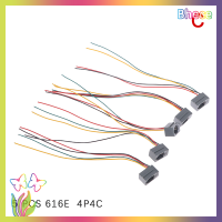 Bhece 5ชิ้น616E 623K 616ม. 641D RJ11  RJ12  RJ45ปลั๊กตัวเมียสำหรับโทรศัพท์พร้อมสายเคเบิล15ซม.