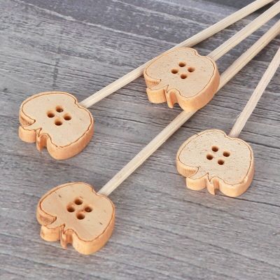 5PCS/lot Apple Wood Chip Aromatherapy Rattan Accessories DIY Reed Diffuser Replacement Sticks Home Bathroom Supplies