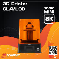 Phrozen Sonic Mini 8K เครื่องพิมพ์ 3มิติ ระบบ เรซิ่น Mono8K LCD พิมพ์เร็ว ความละเอียด XY22um