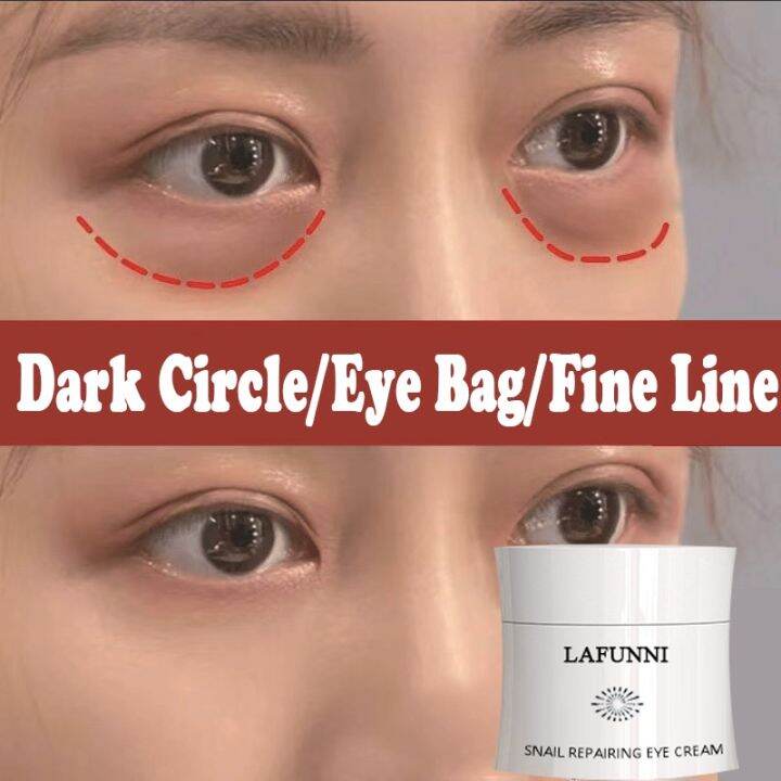 LAFUNNI Snail Eye Cream Nourishing Dry Skin Fade Fine Lines Brighten
