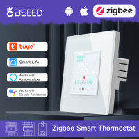 คุณภาพดี BSEED Zigbee ไฟฟ้า Bolier น้ำพื้นความร้อนเทอร์โมสตัทตัวควบคุมอุณหภูมิห้องพักผ่อน Tuya Goolgle Alexa การควบคุมด้วยเสียง