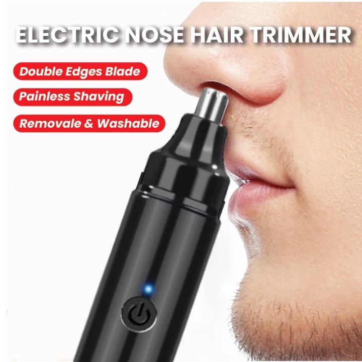 Electric Shaving Nose Hair Trimmer Safe Face Care Shaver Trimming Nose Hair Eyebrow Trimer Man 3660