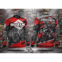 2023 NEW   suzuki r150 raider red full sublimation longsleeve3d cycling jersey sportswear long sleeve size xxs-6xl  (Contact online for free design of more styles: patterns, names, logos, etc.)