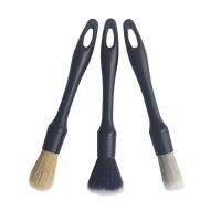 【CW】 3Pcs Ultra Soft Detailing Brush Auto Interior Detail Brush Detachable Brush Head