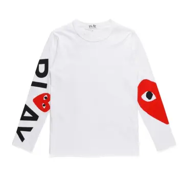 Buy Cdg Play Long Sleeve Shirt online | Lazada.com.ph