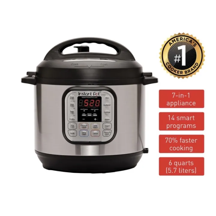 Instant Pot Duo 7in1 MultiUse Programmable Pressure Cooker Lazada PH