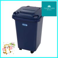 ถังขยะฝาเปิดปิด มีล้อ ACCO CLEAN 60 ลิตร สีน้ำเงินDUSTBIN WITH WHEELS ACCO CLEAN 60L BLUE **สามารถออกใบกำกับภาษีได้ค่ะ**