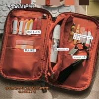 High-end Janpan original Japan  PANCASE multifunctional student pencil case light velvet core large-capacity pencil case