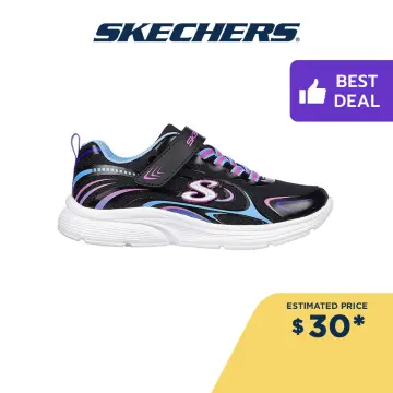 Girls black clearance sketchers