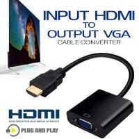 HDMI Male To VGA HD 1080P Cable Converter Adapter for PC DVD TV Monitor